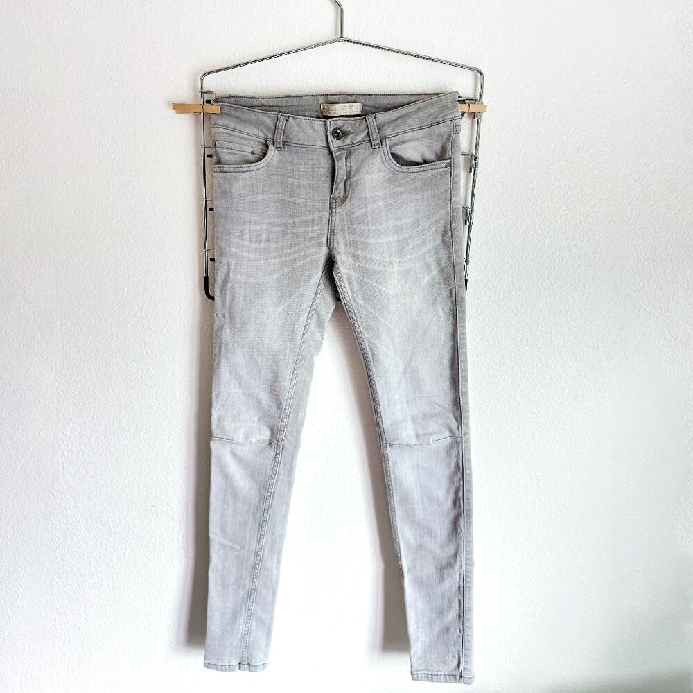 Zara Z1975 Premium Denim Grey Skinny Jeans
